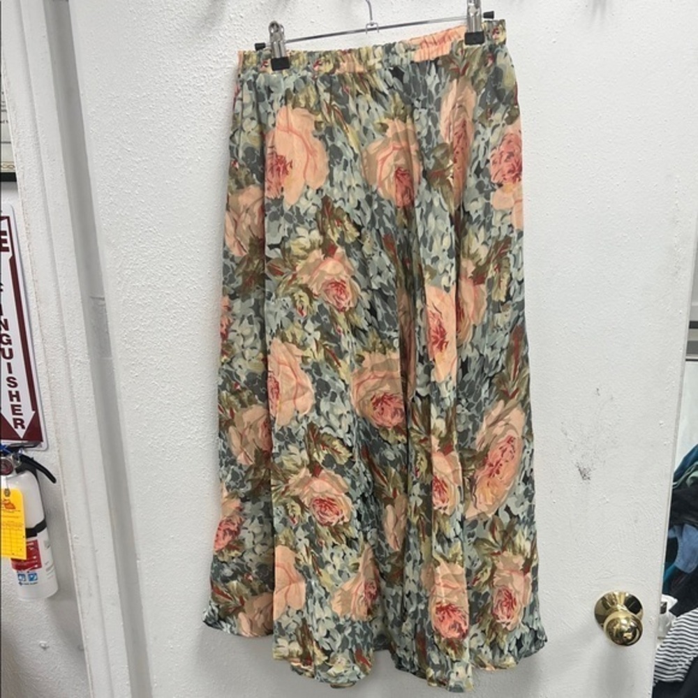 Coldwater Creek Floral BoHo reversible Skirt